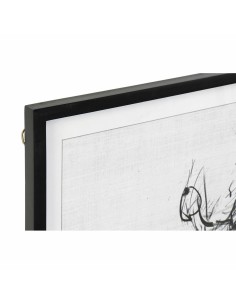 Cadre DKD Home Decor 70 x 2,5 x 90 cm Femme Moderne (2 Unités) 2