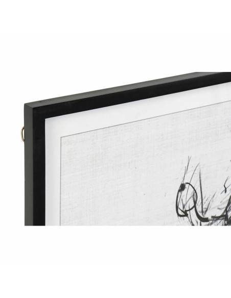Cadre DKD Home Decor 70 x 2,5 x 90 cm Femme Moderne (2 Unités)