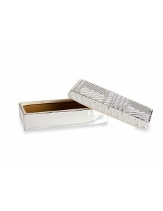 Boîte à bijoux Céramique Argenté (10,2 x 6,3 x 20,5 cm) 2