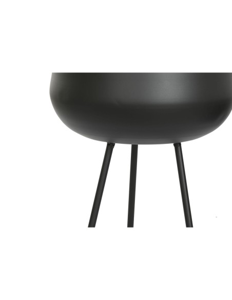 Set de pots de fleurs DKD Home Decor 34 x 34 x 70 cm Noir Métal