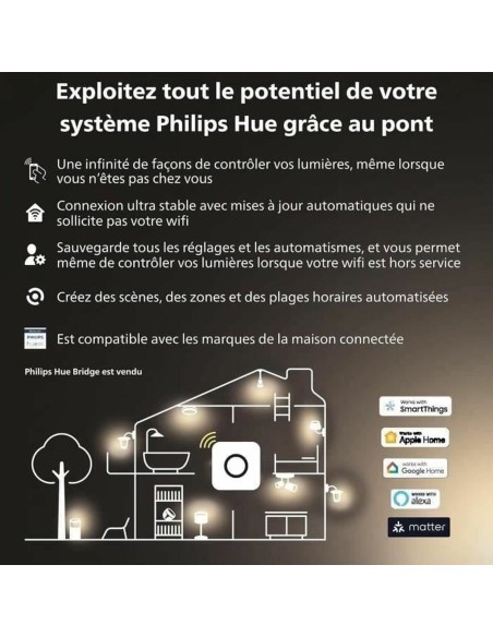 Lampe LED Philips Blanc G 400 lm 2 Unités (2200K) (6500 K)
