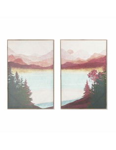 Cadre DKD Home Decor Eau (60 x 3 x 90 cm) (2 Unités)