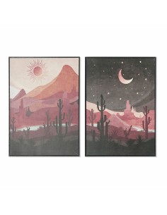 Cadre DKD Home Decor Paysage (2 Unités) (50 x 3 x 70 cm)