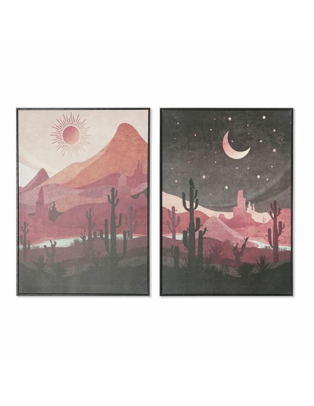 Cadre DKD Home Decor Paysage (2 Unités) (50 x 3 x 70 cm)