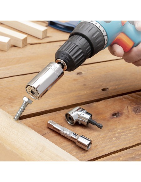 Clé à Douille Universelle avec Accessoires Uniscrew InnovaGoods