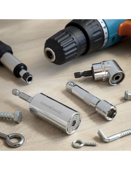 Clé à Douille Universelle avec Accessoires Uniscrew InnovaGoods