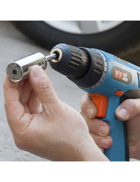Clé à Douille Universelle avec Accessoires Uniscrew InnovaGoods