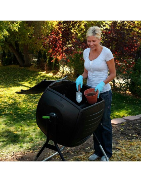 Seau de compostage Lifetime 60076 Rotation 189 L 75 x 113 x 81 cm