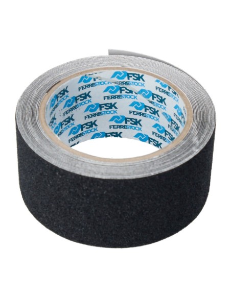 Ruban adhésif Ferrestock 5 m x 50 mm Noir Antidérapant