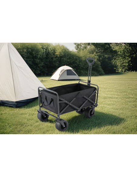 Chariot de Jardin Home ESPRIT Polyester Métal 83,5 x 58 x 56 cm