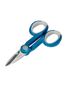 Ciseaux d'électricien Ferrestock Bleu Acier inoxydable Doux 138 mm