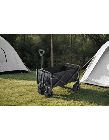 Chariot de Jardin Home ESPRIT Polyester Métal 83,5 x 58 x 56 cm