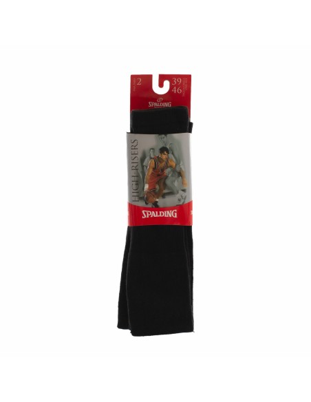 Chaussettes  C34018 HIGH-RISERS Spalding Noir