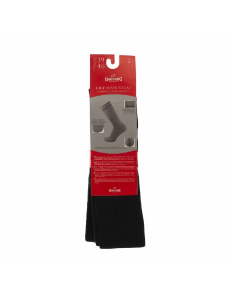 Chaussettes  C34018 HIGH-RISERS Spalding Noir