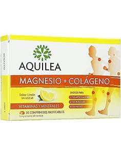 Supplément Alimentaire Aquilea   Magnésium Collagène 30 Unités