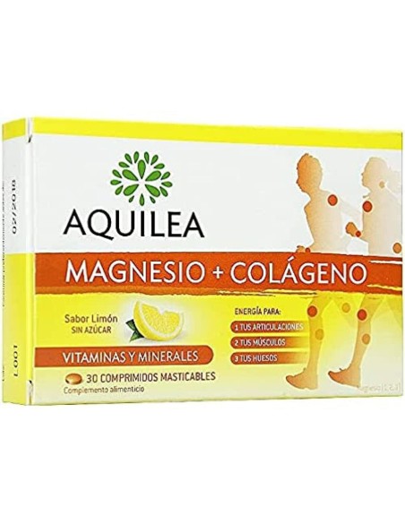 Supplément Alimentaire Aquilea   Magnésium Collagène 30 Unités