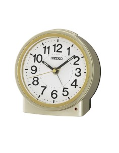 Pendule Réveil Seiko QHE199G Doré