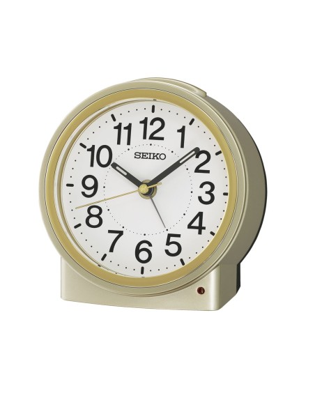 Pendule Réveil Seiko QHE199G Doré
