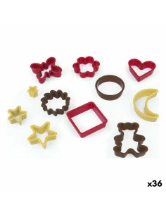 Moldes para Galletas Quttin Multicouleur Biscuits Figurines 11 Pièces (36 Unités)