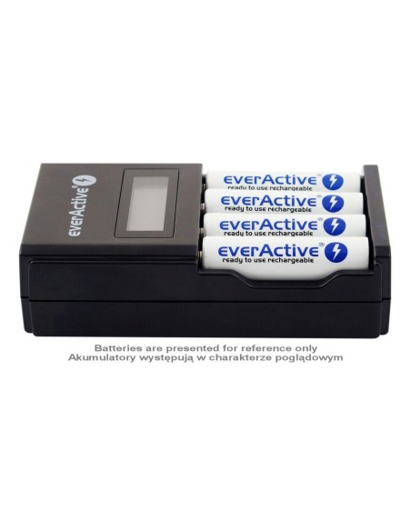 Chargeur de batterie EverActive NC450B Piles x 4