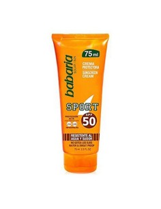 Lotion pour sportif SOLAR SPORT waterproof Babaria Solar Sport Spf 50 (75 ml) 75 ml Spf 50
