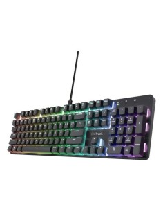 Clavier pour jeu Trust GXT 871 Zora Noir Multicouleur QWERTY Qwerty US