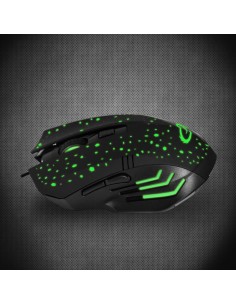 Souris Gaming Esperanza EGM212 Noir Vert 2