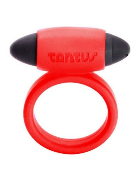 Anneau de Pénis vibrant Tantus Noir/Rouge