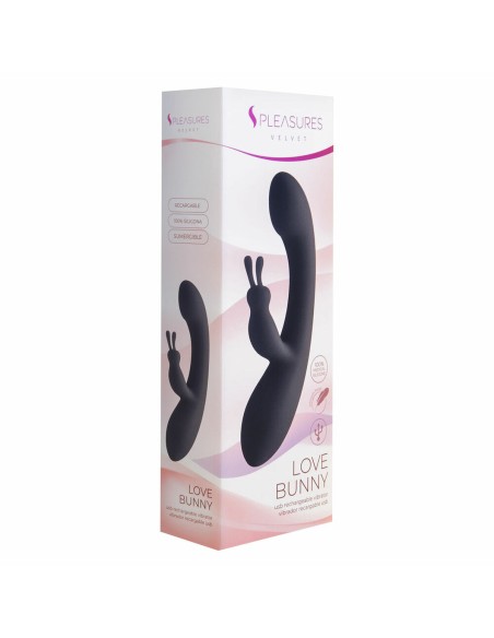 Vibromasseur Lapin S Pleasures Noir Rose