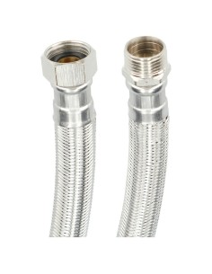 Tuyau Fontastock Acier inoxydable AISI 304 EPDM Prise Mâle  1/2"- Prise Femelle 1/2" 30 cm