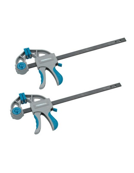 Serre joint une main Ferrestock Acier Plastique (2 pcs)
