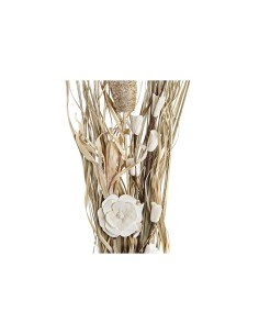 Branche DKD Home Decor Naturel Doré Blanc Jaune Fleur séchée (30 x 30 x 100 cm) (2 Unités) 2
