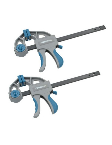 Serre joint une main Ferrestock Acier Plastique (2 pcs)