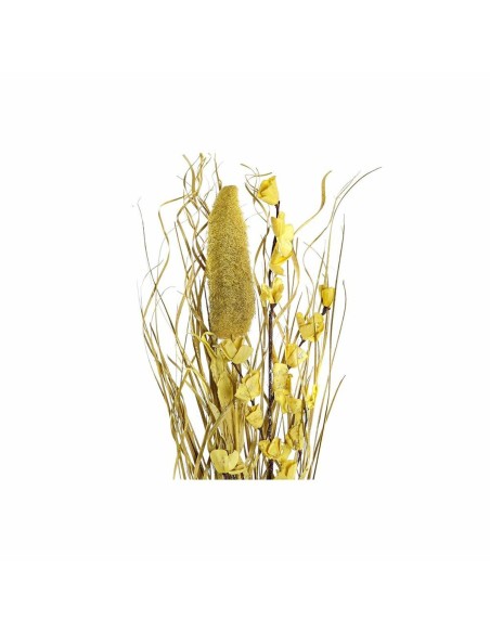 Branche DKD Home Decor Naturel Doré Blanc Jaune Fleur séchée (30 x 30 x 100 cm) (2 Unités)