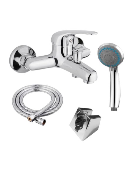 Ensemble d'accessoires Fontastock Bain/Douche Zinc