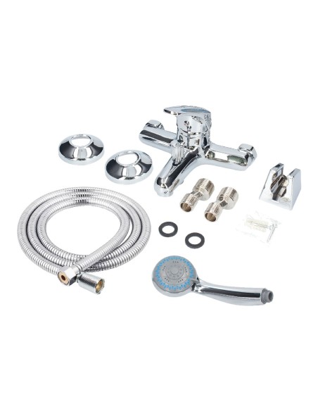 Ensemble d'accessoires Fontastock Bain/Douche Zinc