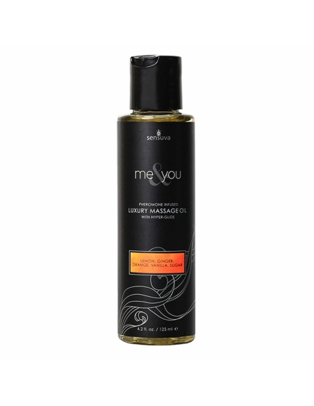 Huile de massage érotique  Me & You  Sensuva 125 ml Citrique