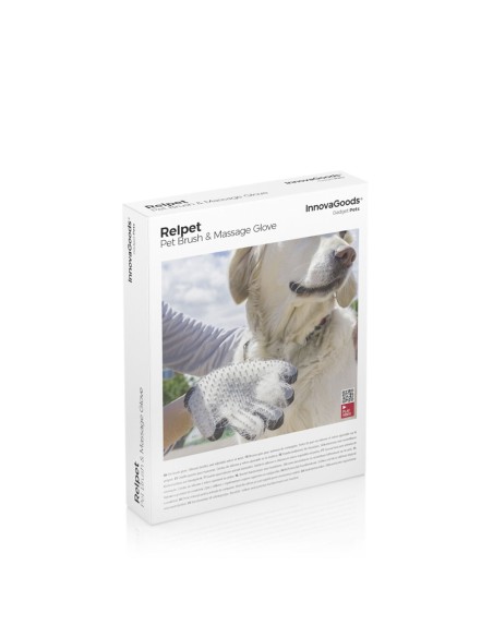 Gant pour Brosser et Masser les Animaux Domestiques Relpet InnovaGoods