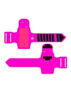 Bracelet de Sport avec Sortie pour Écouteurs Asics MP3 Arm Tube Rose 2