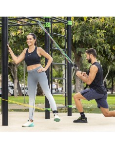 Set de Bandes de Résistance avec Accessoires et Guide d´Entraînement Rebainer InnovaGoods 5 Unités 2