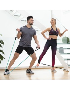 Set de Bandes de Résistance avec Accessoires et Guide d´Entraînement Tribainer InnovaGoods 3 Unités
