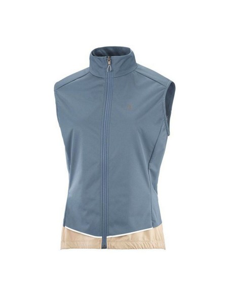 Gilet Femme Salomon Light Shell Bleu clair