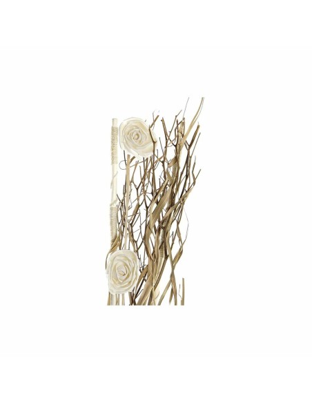Branche DKD Home Decor Rose Lila Blanc Fleur séchée (30 x 30 x 100 cm) (2 Unités)