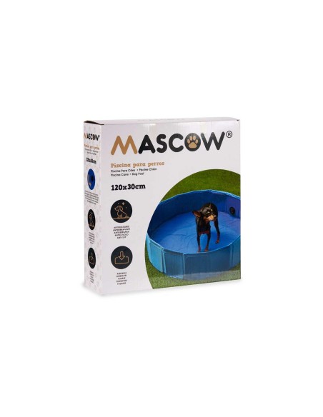Piscine Démontable Mascow TOY210715M Bleu 120 x 30 x 120 cm Animaux de compagnie