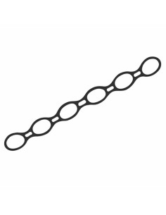 Bandes de résistance élastiques Avento 42SB-BLK Silicone Noir