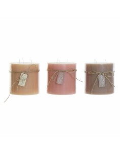 Bougie DKD Home Decor (3 pcs) (12 x 12 x 12 cm)