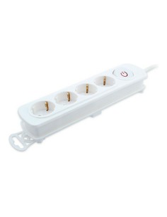 Rallonge 4 prises Schuko avec interrupteur TM Electron 250 V