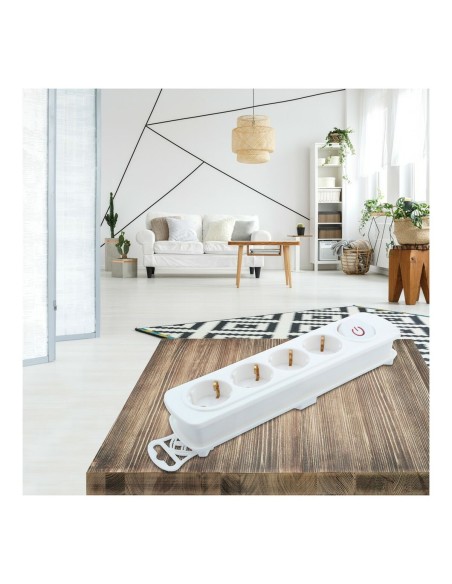 Rallonge 4 prises Schuko avec interrupteur TM Electron 250 V