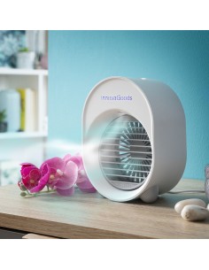 Mini-climatiseur Humidificateur à Ultrasons avec LED Koolizer InnovaGoods
