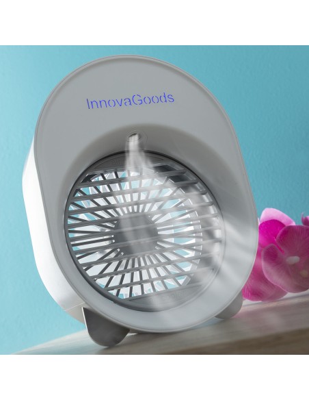 Mini-climatiseur Humidificateur à Ultrasons avec LED Koolizer InnovaGoods
